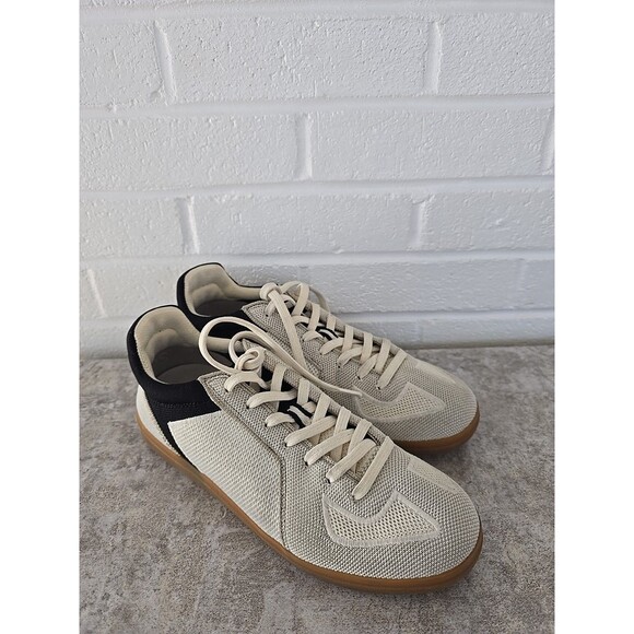 Rothy's Other - Rothy’s The RS01 Sneaker Men’s Size 8 Panther White Black Knit Casual Low Top